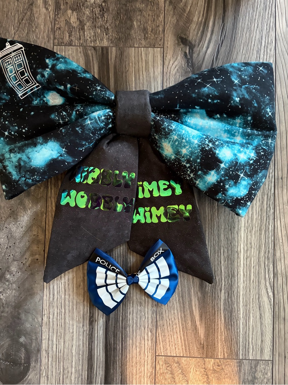 Hot Topic Blue and Black TARDIS-Inspired Mini Dress - Picture 8 of 8